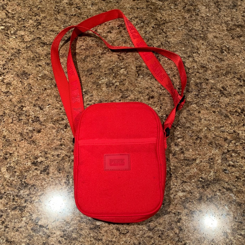 EUC Victoria Secret PINK Insulated Crossbody Red